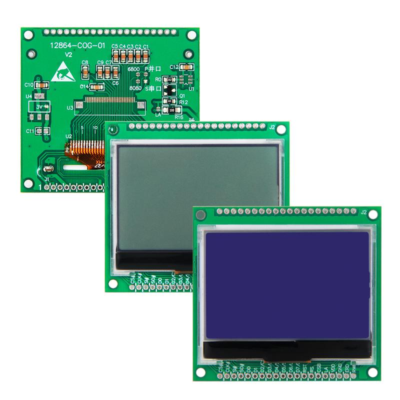 1.9寸小尺寸顯示器12864液晶點(diǎn)陣系列屏12864-COG-01