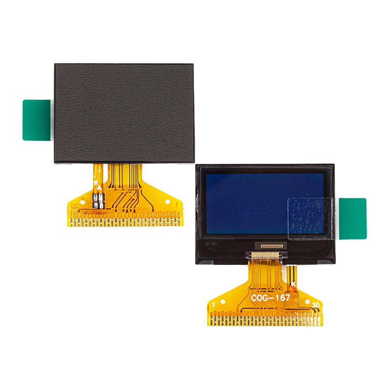 0.96寸小尺寸液晶顯示屏12864點陣屏COG167