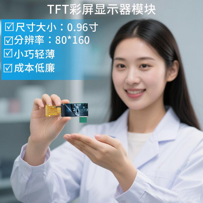 096寸小TFT彩屏高清86*160顯示器